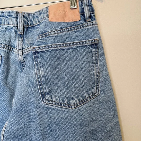 ZARA | High Rise Baggy Relaxed Ankle Mom Jeans - Picture 6 of 11